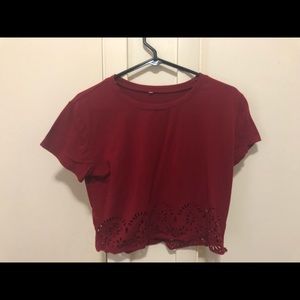 Crop top w/ floral bottom